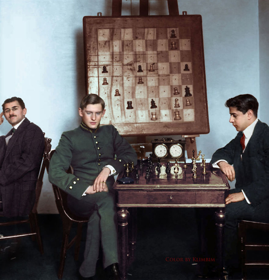 Aljechin en Capablanca